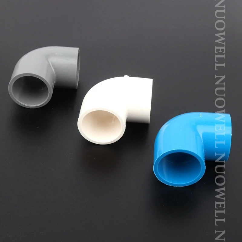 מחברי זווית 90 מעלות PVC לצינורות השקיה - חמשייה, מגוון קוטרים – תמונה 4