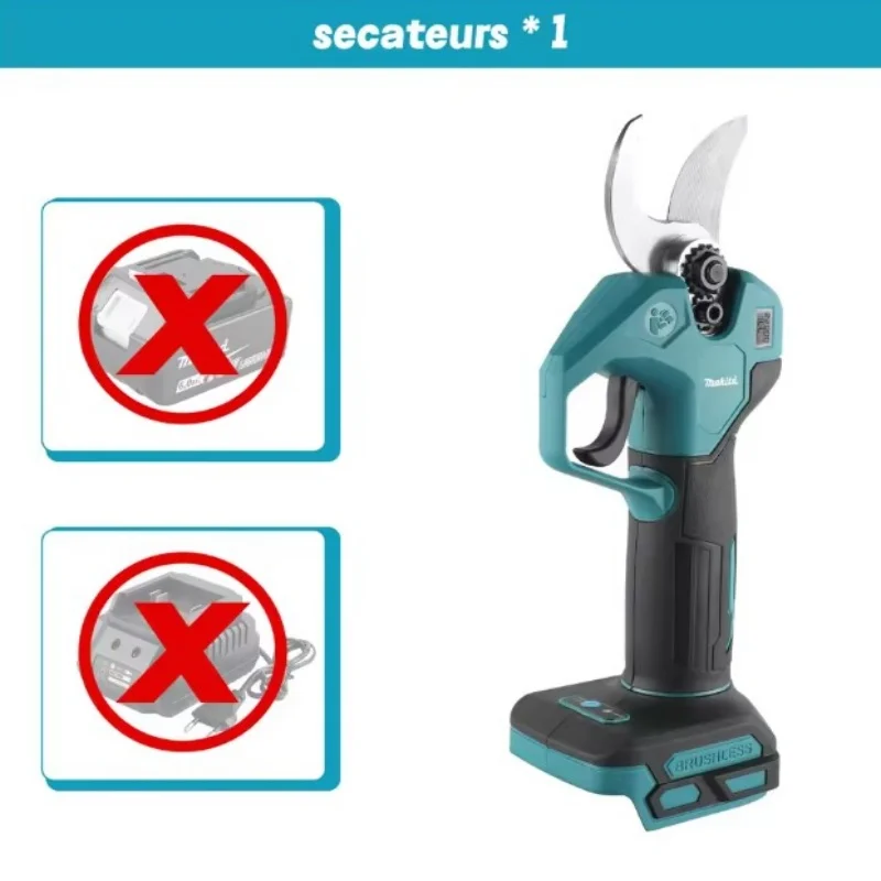 מזמרה חשמלית אלחוטית לגיזום - תואמת לסוללת Makita 18V – תמונה 6