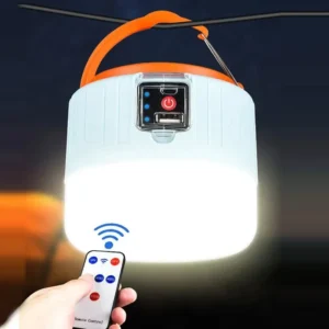 פנס קמפינג נייד נטען USB לתאורת אוהל, דיג וברביקיו