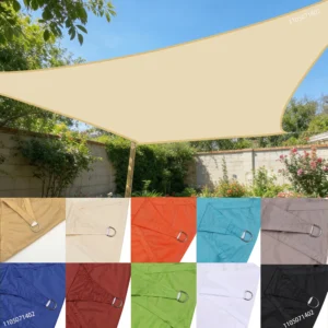יריעת הצללה עמידה במים חוסמת 95% UV - צפיפות גבוהה, לפטיו, גינה ובריכה, עמידה ברוח